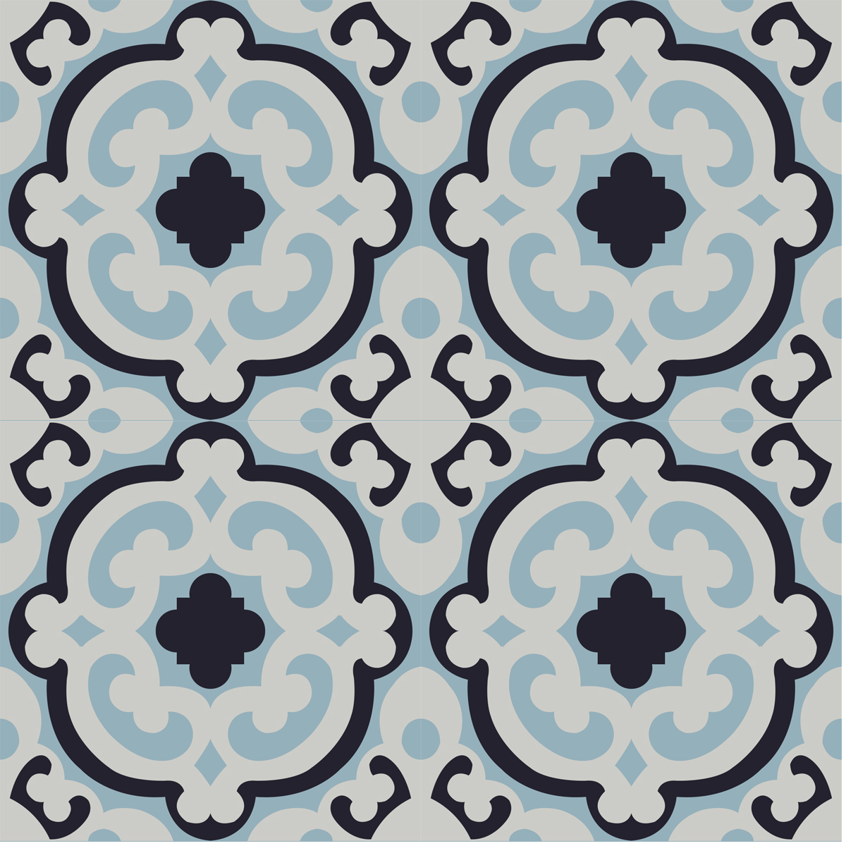 Gạch bông xi măng cổ điển VGB138